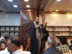 دعای شب عرفه زائران ایرانی درسرداب علقمی  

دعای پر فضیلت شب عرفه با حضور زائران ایرانی حرم مطهر حضرت سیدالشهدا (ع) با شور و شکوه خاصی در سرداب حرم حضرت عباس(ع) خوانده شد. 5