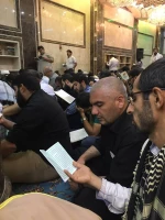 دعای عرفه درسرداب حرم امام حسین ع برگزار شد-گزارش تصویری 3