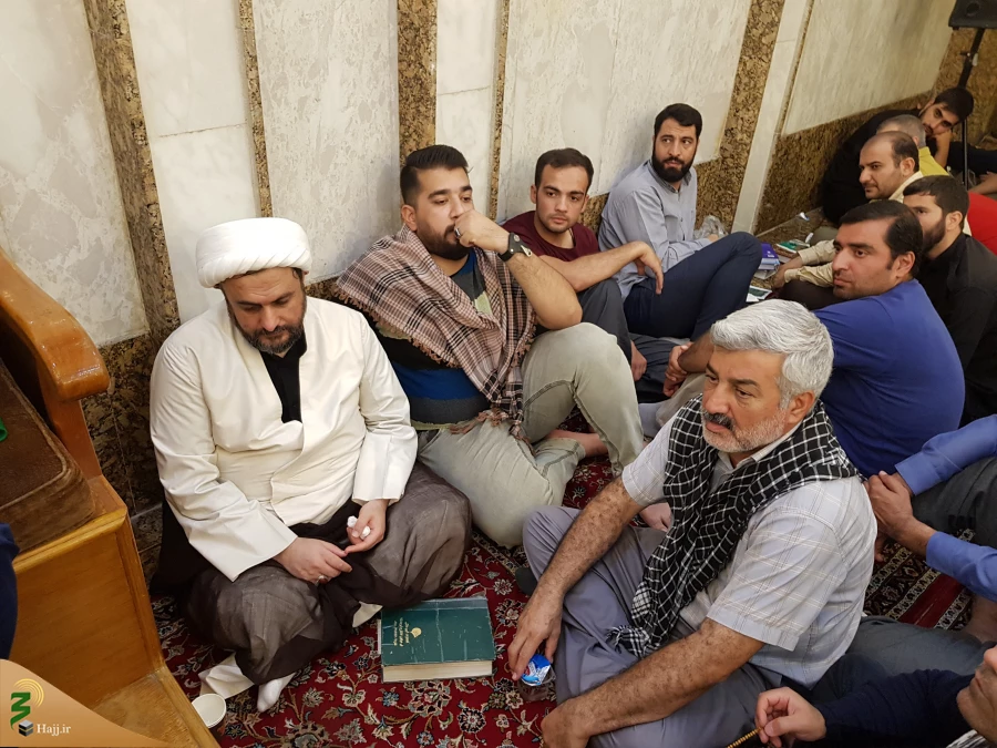 برگزاری دعای عرفه زائران ایرانی در سرداب علقمی -گزارش تصویری 3 4