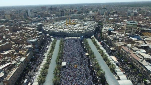 تصاویری از برگزاری اعمال روز عرفه در بین الحرمین