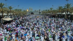 تصاویری از برگزاری اعمال روز عرفه در بین الحرمین 3