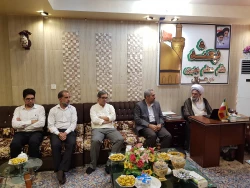 دیدار کارگزاران عتبات عالیات باحجه الاسلام والمسلمین نجفی روحانی-'گزارش تصویری

به مناسبت روز عیدسعید قربان جلسه دیدار کارگزاران عتبات عالیات( بعثه مقام معظم رهبری،حج وزیارت وستاد شمسا)باحجه الاسلام والمسلمین نجفی روحانی دردفتر بعثه مقام معظم رهبری در ک