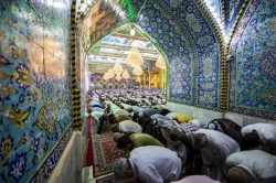 اقامه نماز عید قربان با حضور میلیونی زائرین در بین الحرمین کربلا 7