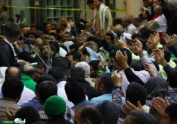مراسم دعای عرفه با حضور دانشگاهیان در کربلای معلی + تصاویر  7