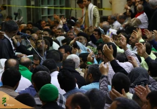 مراسم دعای عرفه با حضور دانشگاهیان در کربلای معلی + تصاویر  7