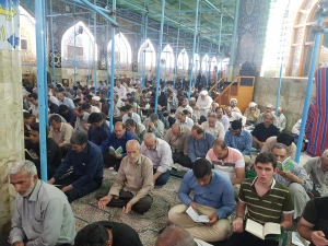 طنین روح نواز دعای کمیل در خیمه گاه حسینی