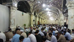 برگزاری مراسم پرفیض دعای کمیل در حرم امیرمومنان 

دعای کمیل این هفته با حضور پر شور زائران حرم علوی در صحن حضرت زهرا علیها سلام برگزار گردید. 5