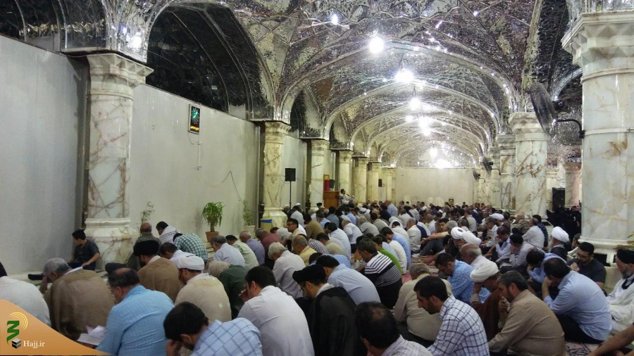 برگزاری مراسم پرفیض دعای کمیل در حرم امیرمومنان 

دعای کمیل این هفته با حضور پر شور زائران حرم علوی در صحن حضرت زهرا علیها سلام برگزار گردید. 5