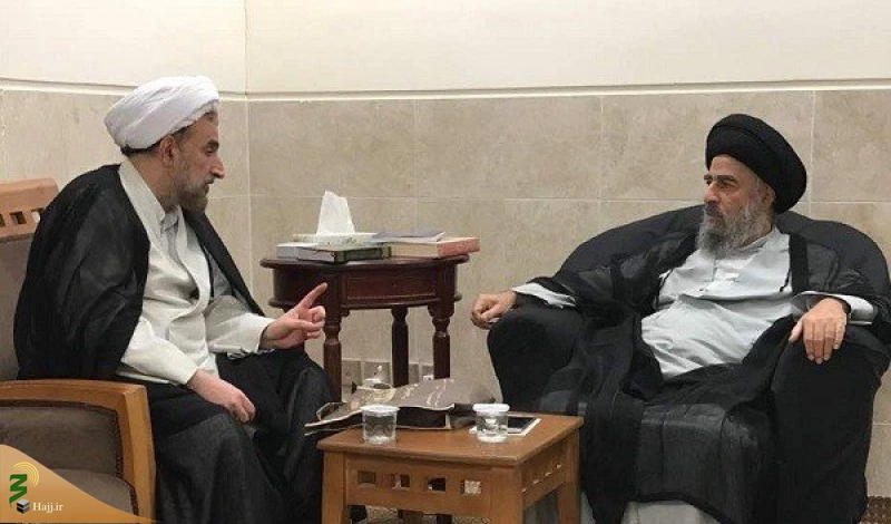دیدار رئیس دانشگاه مذاهب اسلامی با آیت‌الله مدرسی در کربلا 2