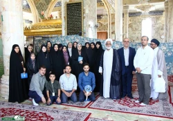دانشجویان مزار حر را در کربلا زیارت کردند 7