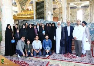 دانشجویان مزار حر را در کربلا زیارت کردند 7