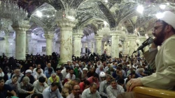 سخنرانی نجف ذکر فضائل حضرت علی(ع)

مراسم معنوی بعثه مقام معظم رهبری در حرم حضرت امیرالمومنین علی علیه السلام دریای ارادتمندی عشاقی بود که با اشک چشم خویش بر مظلومیت مولا و اهلبیت مظلوم و بزرگوارش گریستند. 2