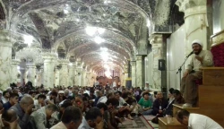 سخنرانی نجف ذکر فضائل حضرت علی(ع)

مراسم معنوی بعثه مقام معظم رهبری در حرم حضرت امیرالمومنین علی علیه السلام دریای ارادتمندی عشاقی بود که با اشک چشم خویش بر مظلومیت مولا و اهلبیت مظلوم و بزرگوارش گریستند. 4