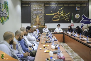 حجت‌الاسلام‌والمسلمین قاضی عسکر:حج می تواند زمینه همزیستی مسالمت آمیزاسلامی را فراهم کند 8