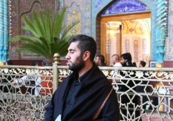 قرائت زیارت امین الله توسط دانشجویان در حرم مولای متقیان 4