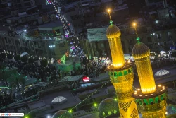 انوار مقدسه حضرت سیدالشهداء و حضرت عباس (علیهما السلام) روشنی بخش سرزمین کربلا
 3