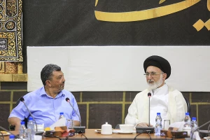 دیدار رئیس بعثه حج آذربایجان با سرپرست حجاج ایرانی در مکه مکرمه