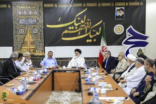 دیدار رئیس بعثه حج آذربایجان با سرپرست حجاج ایرانی در مکه مکرمه 3