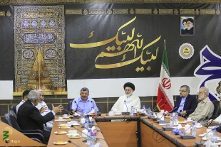 دیدار رئیس بعثه حج آذربایجان با سرپرست حجاج ایرانی در مکه مکرمه 5