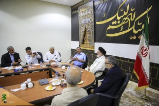 دیدار رئیس بعثه حج آذربایجان با سرپرست حجاج ایرانی در مکه مکرمه 11