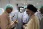 بازدید آیت‌الله حسینی بوشهری از آشپزخانه مرکزی مدینه 3