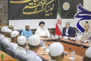 دیدارهیئتی ازعلما و شخصیت های فرهنگی بنگلادش با سرپرست حجاج ایرانی 7