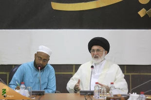 دیدارهیئتی ازعلما و شخصیت های فرهنگی بنگلادش با سرپرست حجاج ایرانی 8