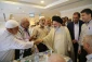 دیدار آیت الله حسینی بوشهری با زائران در هتل حیات مدینه منوره 10