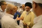 دیدار آیت الله حسینی بوشهری با زائران در هتل حیات مدینه منوره 11