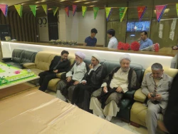 جشن باشکوه عید سعید غدیر خم با حضور کاروان های دانشگاهی در کربلا برگزار شد 

جشن عید سعید غدیرخم در هتل جابر کربلا باحضور دانشگاهیان برگزار گردید. 2