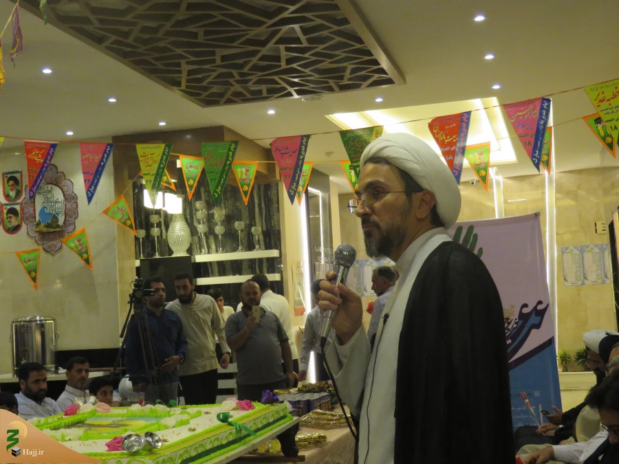 جشن باشکوه عید سعید غدیر خم با حضور کاروان های دانشگاهی در کربلا برگزار شد 

جشن عید سعید غدیرخم در هتل جابر کربلا باحضور دانشگاهیان برگزار گردید. 5