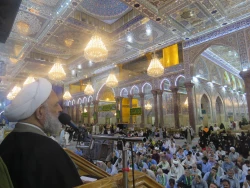 نکاتی ازپیامبر(ص) درخصوص غدیر خم

خطیب بعثه مقام معظم رهبری در کربلا در جمع زائرین ایرانی در حرم امام حسین(ع)گفت: دراین روز فرخنده عید سعید غدیر خم چهارمطلب را اشاره می کنم. 2