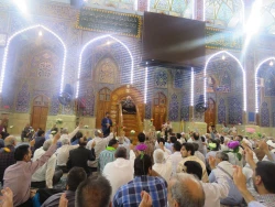 نکاتی ازپیامبر(ص) درخصوص غدیر خم

خطیب بعثه مقام معظم رهبری در کربلا در جمع زائرین ایرانی در حرم امام حسین(ع)گفت: دراین روز فرخنده عید سعید غدیر خم چهارمطلب را اشاره می کنم. 2