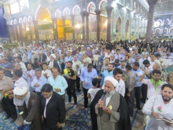 نکاتی ازپیامبر(ص) درخصوص غدیر خم

خطیب بعثه مقام معظم رهبری در کربلا در جمع زائرین ایرانی در حرم امام حسین(ع)گفت: دراین روز فرخنده عید سعید غدیر خم چهارمطلب را اشاره می کنم. 2
