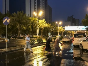 بارش باران در مکه مکرمه 