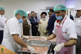 بازدید جانشین سرپرست حجاج ایرانی از آشپزخانه مرکزی الدخیل مدینه 5