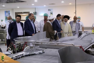 بازدید جانشین سرپرست حجاج ایرانی از آشپزخانه مرکزی الدخیل مدینه 6