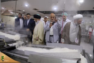 بازدید جانشین سرپرست حجاج ایرانی از آشپزخانه مرکزی الدخیل مدینه 8