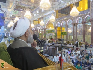 مراسم سخنرانی و مدیحه سرایی در حرم امام حسین برگزار شد

مراسم سخنرانی و مدیحه سرایی به همت بعثه مقام معظم رهبری در حرم امام حسین علیه‌السلام و با شرکت انبوه زائران، برگزار شد. 2