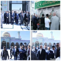 دکتر ظریف بارگاه حضرت زینب (س) را زیارت کرد 2