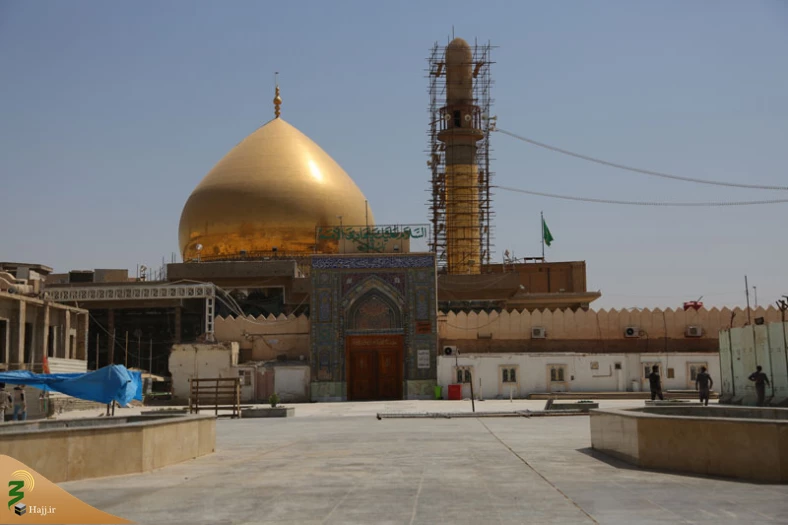 سنگ فرش حرم امامین عسکریین(ع) در حال تکمیل است-عکس 7