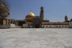 سنگ فرش حرم امامین عسکریین(ع) در حال تکمیل است-عکس 9