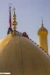 غبار روبی گنبد حرم مطهر امام حسین (ع) در آستانه ماه محرم-عکس 3