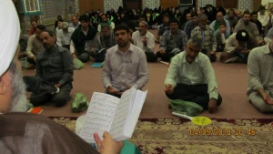 برپایی مراسم دعای توسل در جوار حرم کاظمین (ع) + تصاویر