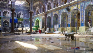 افتتاح سرداب الرأس الشریف برای استقبال از زایران در ایام محرم و صفرعلی الخفاجی : کار ساخت و ساز سرداب الرأس الشریف در صحن حسینی انجام شده است. 3