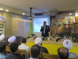 هفتمین همایش احلی من العسل ویژه دانشجویان در کربلا برگزار شد

حجت الاسلام والمسلمین نجفی روحانی در گردهمایی دانشجویان اعزامی به عتبات عالیات: خوشرویی، خوش گویی، خوش قلبی و خوش دستی را از علامت بهشتیان برشمرد. 5
