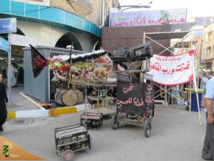 "دسته چلچراغ" به یاد شهیدان کربلا 9