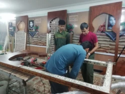 اتمام ساخت نیم ضریح حضرت زینب (س) تا قبل از اربعین 2