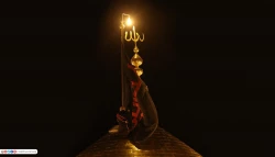 حضور هزاران زائر در مراسم تعویض پرچم گنبد امام حسین علیه السلام 6
