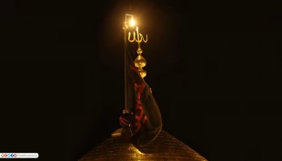 حضور هزاران زائر در مراسم تعویض پرچم گنبد امام حسین علیه السلام 6
